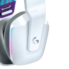 Logitech G733 LIGHTSPEED Wireless Gaming Headset for PS4, PC - White | 981-000883
