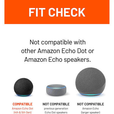 Made For Amazon Wall Mount, for Echo Dot (5th generation)