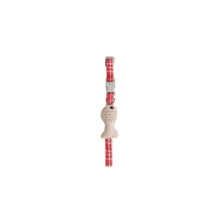 Pet Collar Shaper for Small Animals - Fish Design, 1PC - Red