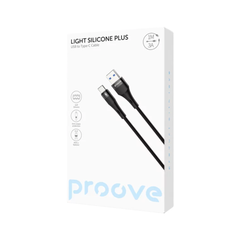Proove Simple Silicone 27W USB to Type-C Cable 2m - Black | CCSS15001221