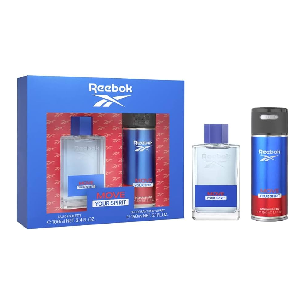 Reebok Move Gift Set for Men - EDT 100ml + Body Spray 150ml | PRE040