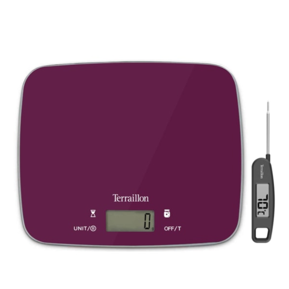 Terraillon Jam Expert Kit Kitchen Scale 10kg with Jam Function & Kitchen Thermometer | 14941