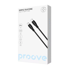 Proove Light Silicone Plus 60W Type-C to Type-C Cable 1m
