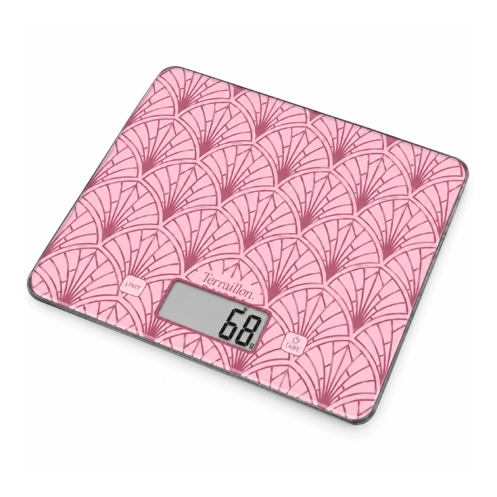 Terraillon T1040 Art Deco Copper Kitchen Scale 3kg with Large LCD Screen | 15179