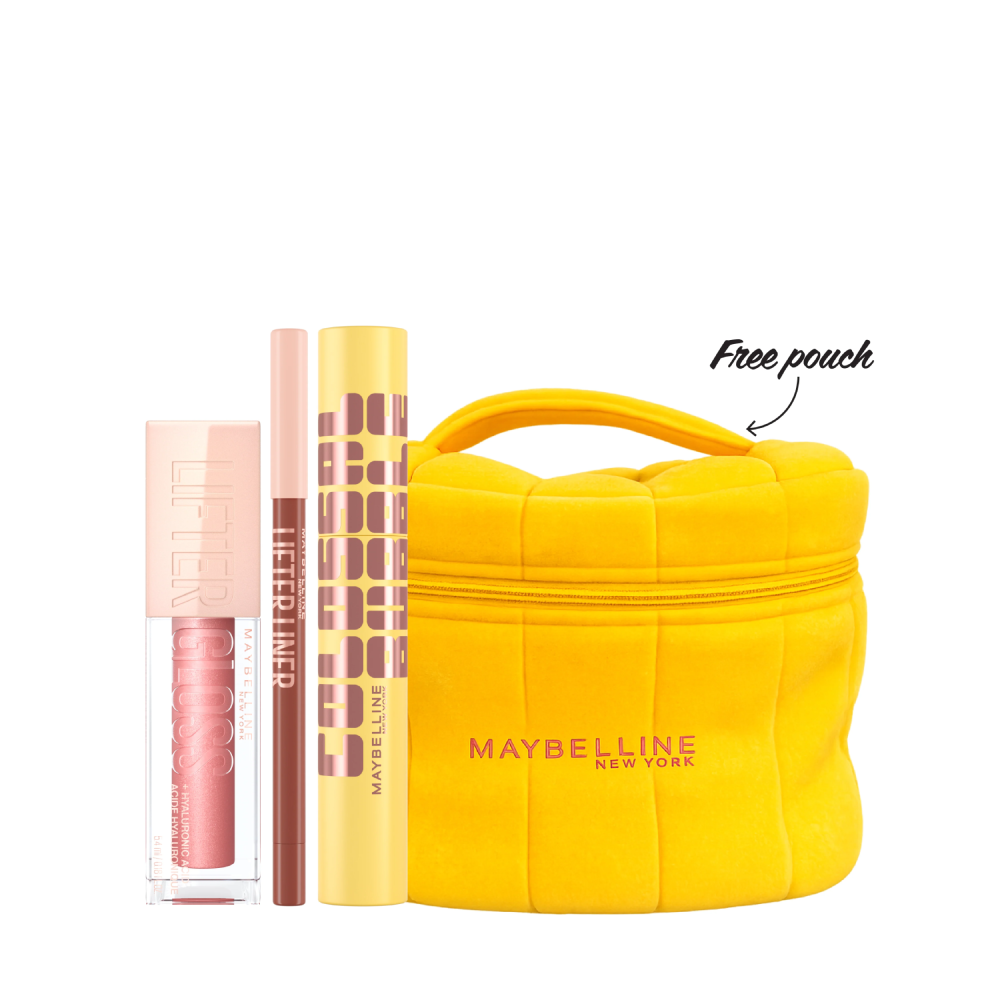 Maybelline New York Lifter x Colossal Bubble Makeup Bundle + Free Bubble Pouch