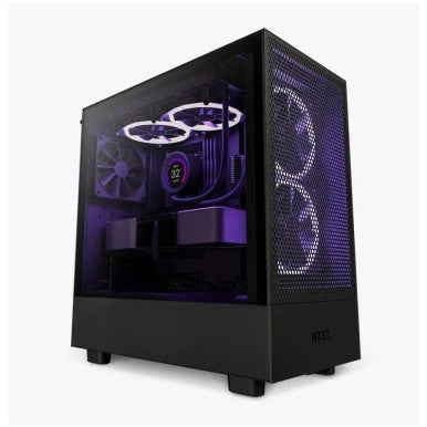NZXT H5 Flow RGB Edition Black Compact Mid-tower Airflow Case