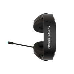 Porodo Gaming RGB Headphone HD Sound ,Black | PDX414-BK