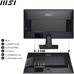MSI PRO MP251 Professional 24.5â³ FHD Monitor | 9S6-3PC2CM-002