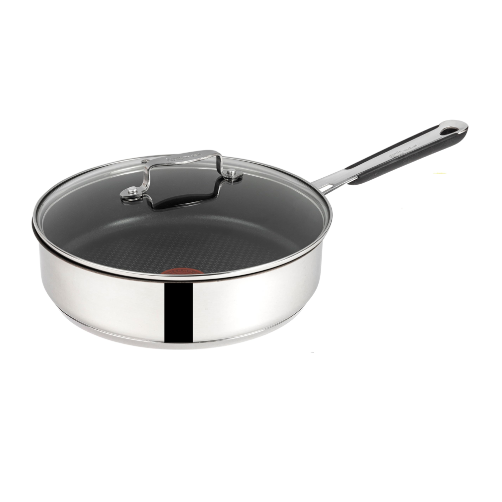 Tefal Jamie Oliver Kitchen Essentials Sauté Pan 25cm with Lid | E3143244