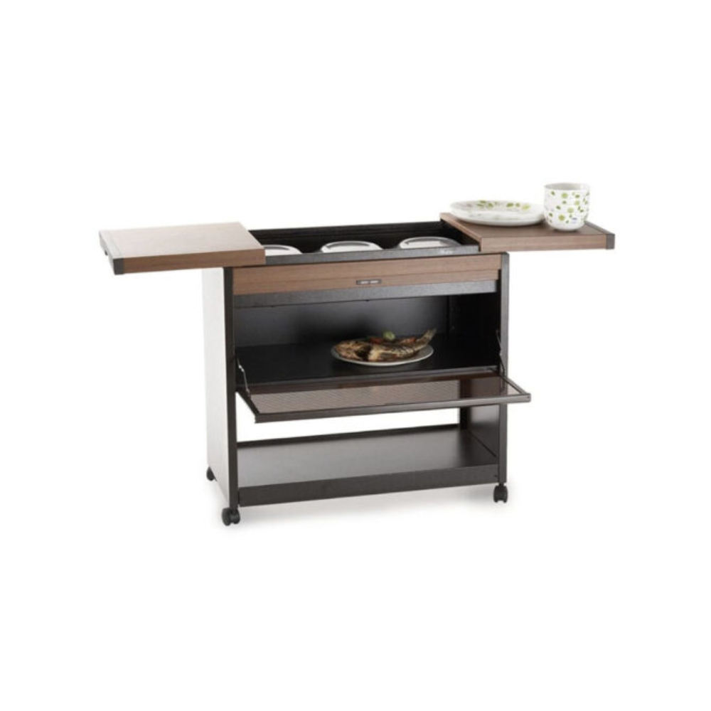 Hostess Connoisseur Hostess Trolley Teak Finish | HL6200LB
