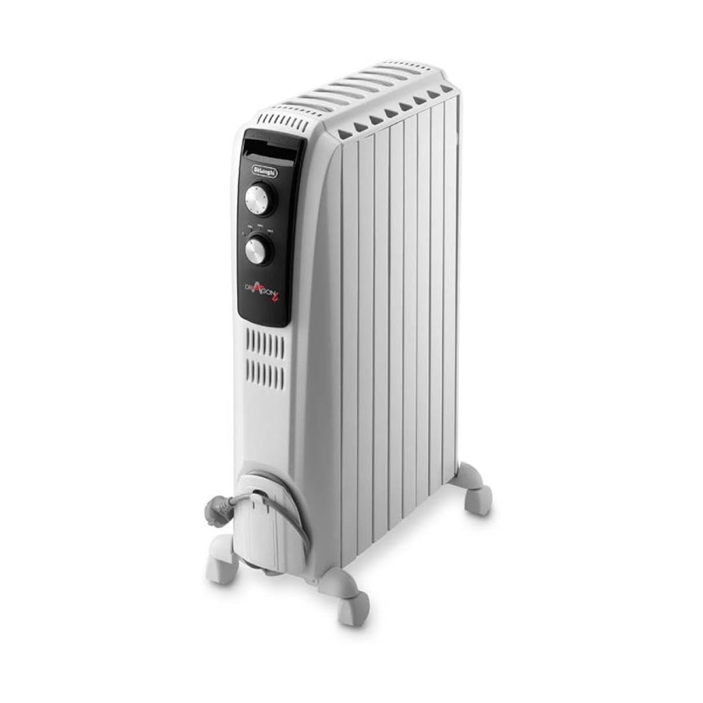 Delonghi Dragon Oil Radiator 6 Fins 45 Chimneys, 1500W | TRD40615