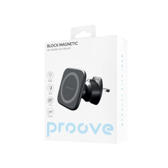 Proove Block Magnetic Air Outlet Car Holder - Black | CHMA00000001