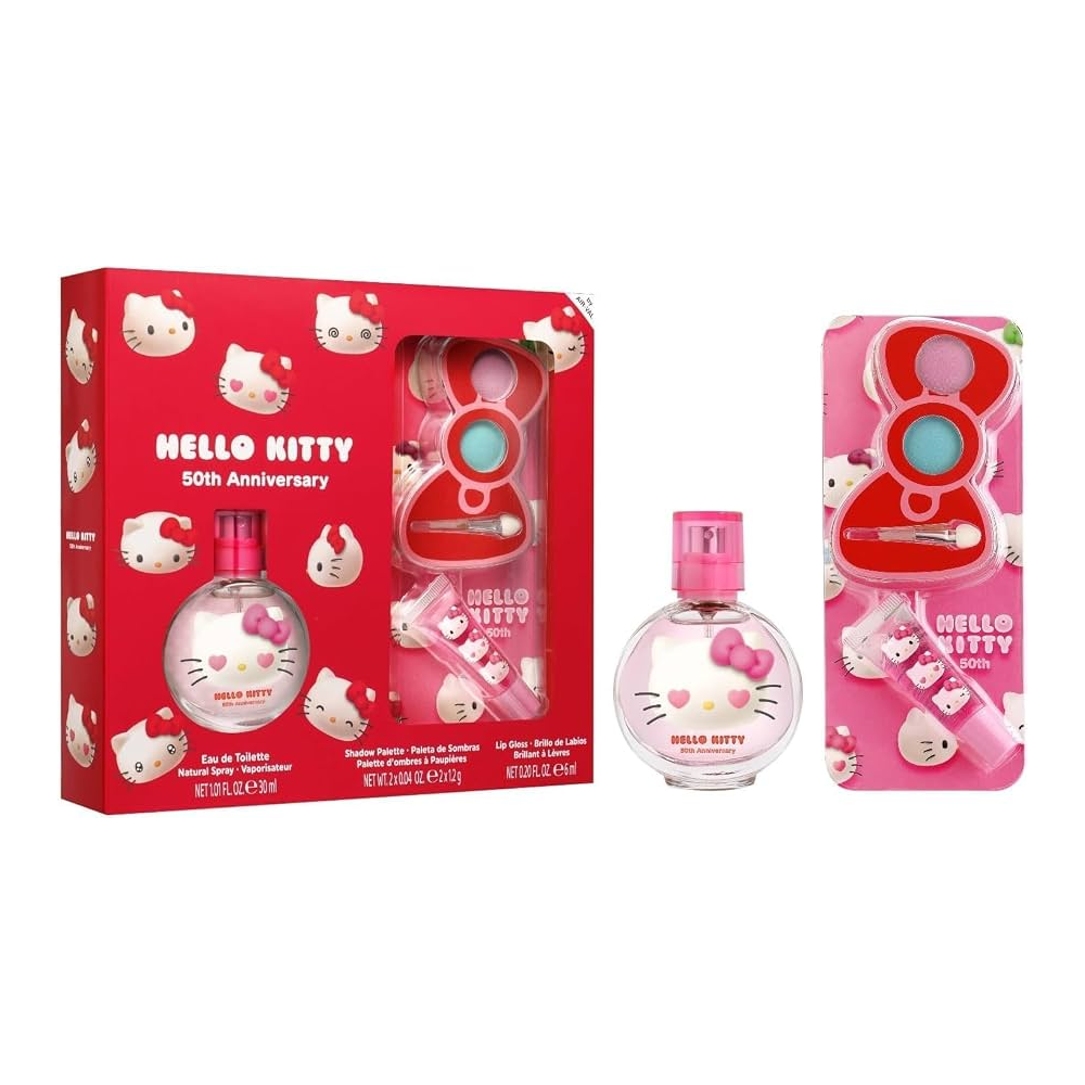 Hello Kitty Gift Set - EDT 30ml + Lip Gloss + Eyeshadow | P009429