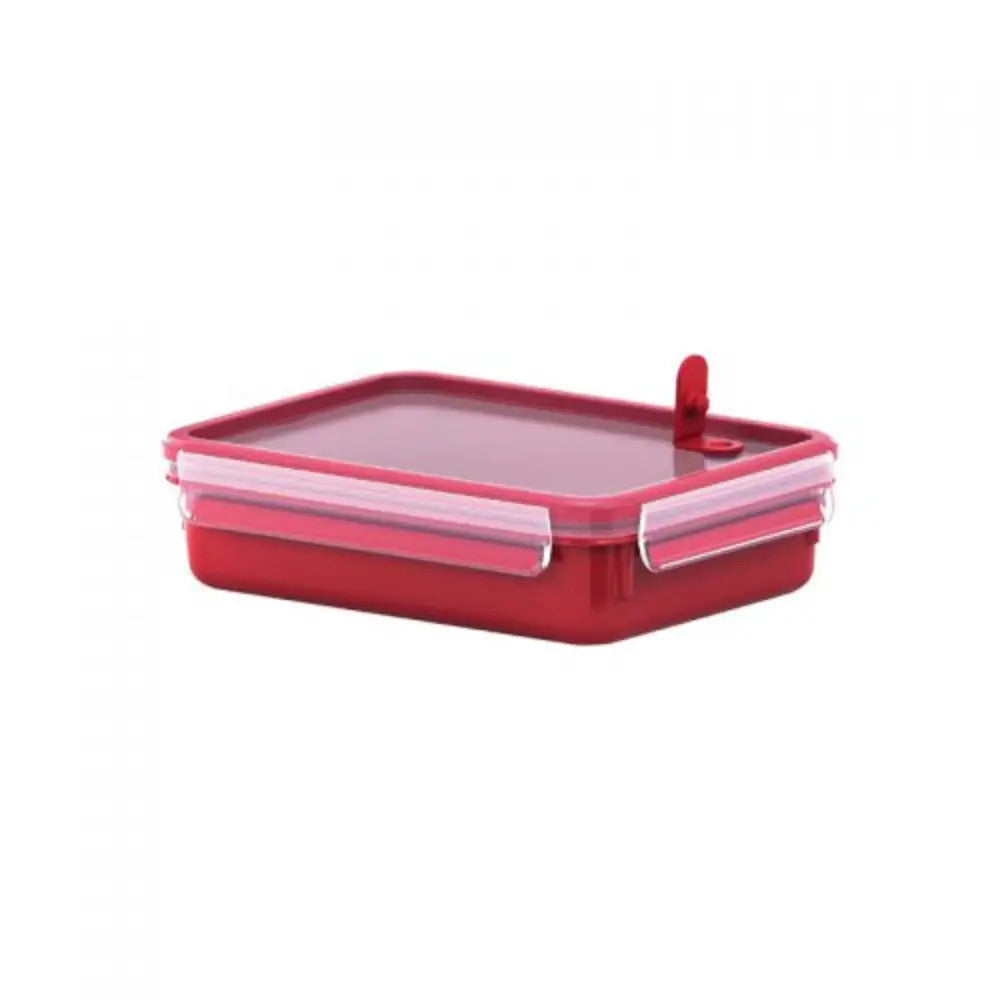 Tefal MasterSeal Micro Box 1.2 Litre Food Container,  Plastic, Red | K3102512