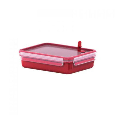 Tefal MasterSeal Micro Box 1.2 Litre Food Container,  Plastic, Red | K3102512