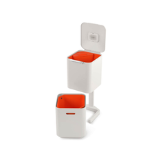 Joseph Joseph Totem Compact 40L Waste & Recycling Bin - Stone | 30064