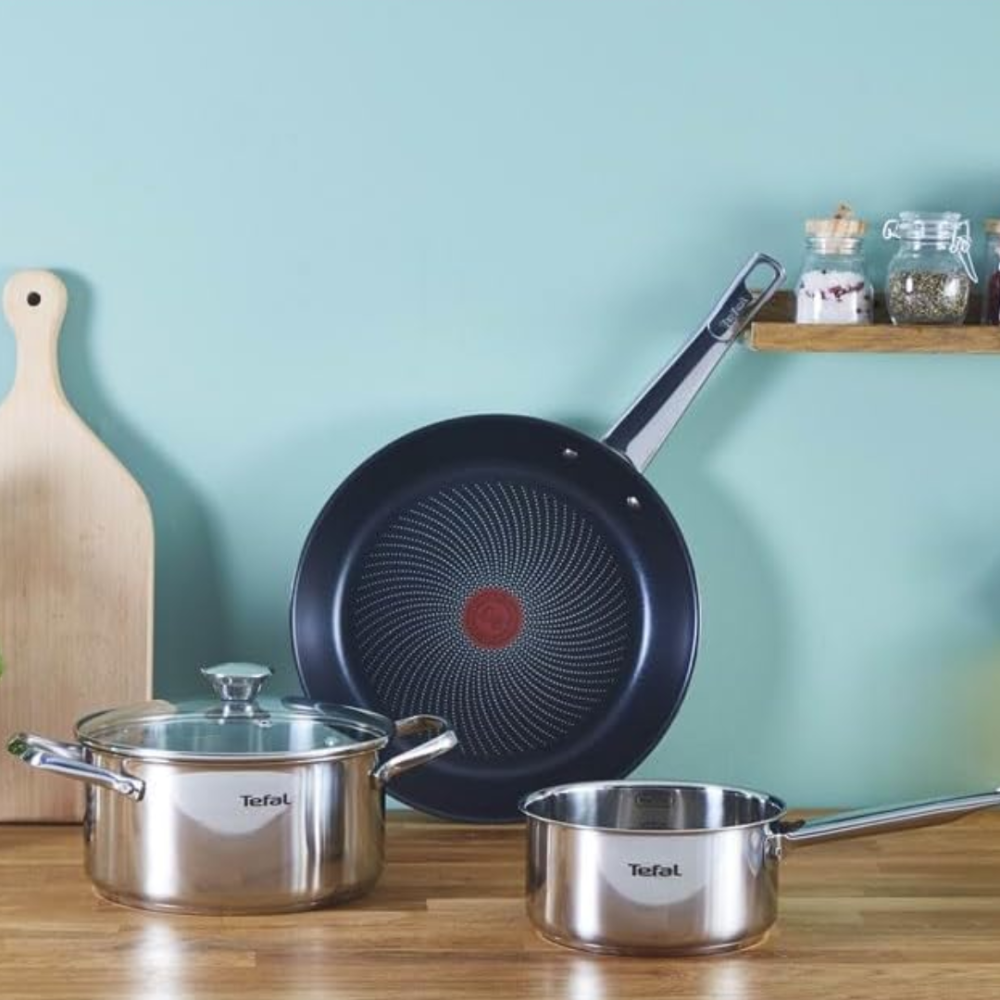 Tefal Cook Eat 4-Piece Pot and Pan Set | B922S434