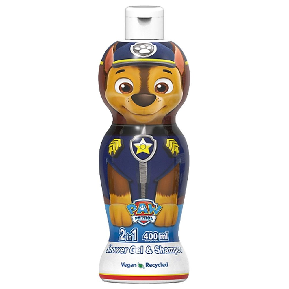 Paw Patrol Chase Shower Gel & Shampoo 400ml | P009043