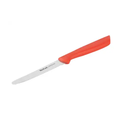Tefal Colorfood Serrated Utility Knife 10cm - Orange | K2730304