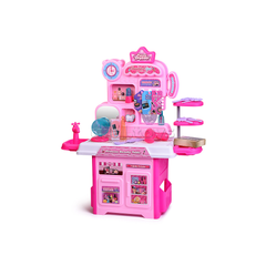Beauty Dresser Kids Pretend Makeup Table Set – Pink | 922-2