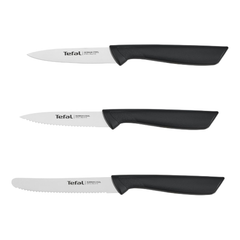 Tefal Colorfood 3-Piece Knife Set - Black | K2733S34