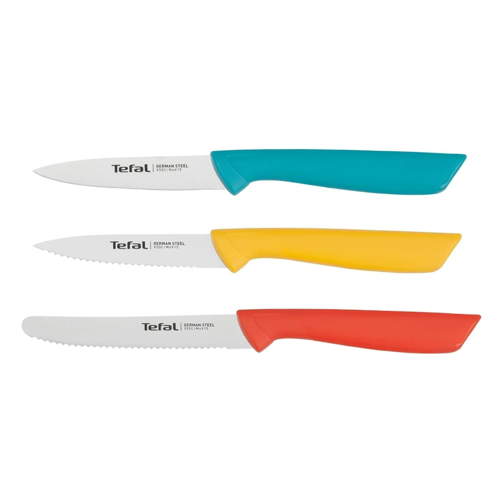 Tefal Colorfood 3-Piece Knife Set - Colored | K273S304
