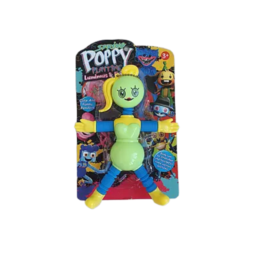 Stretchy Funny Girl Keychain Toy -green | SS-6123/5/7/9