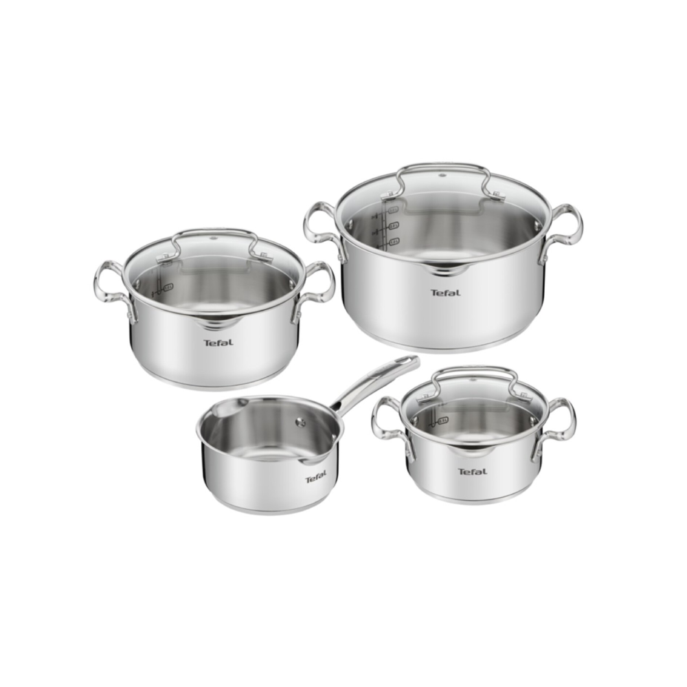 Tefal Inox Stainless Steel 7-Piece Cookware Set | G719S735