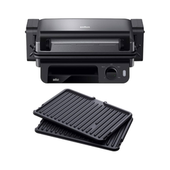 Braun MultiGrill 5 Multifunction Electric Contact Grill 2000W - Grey | CG5010 INT