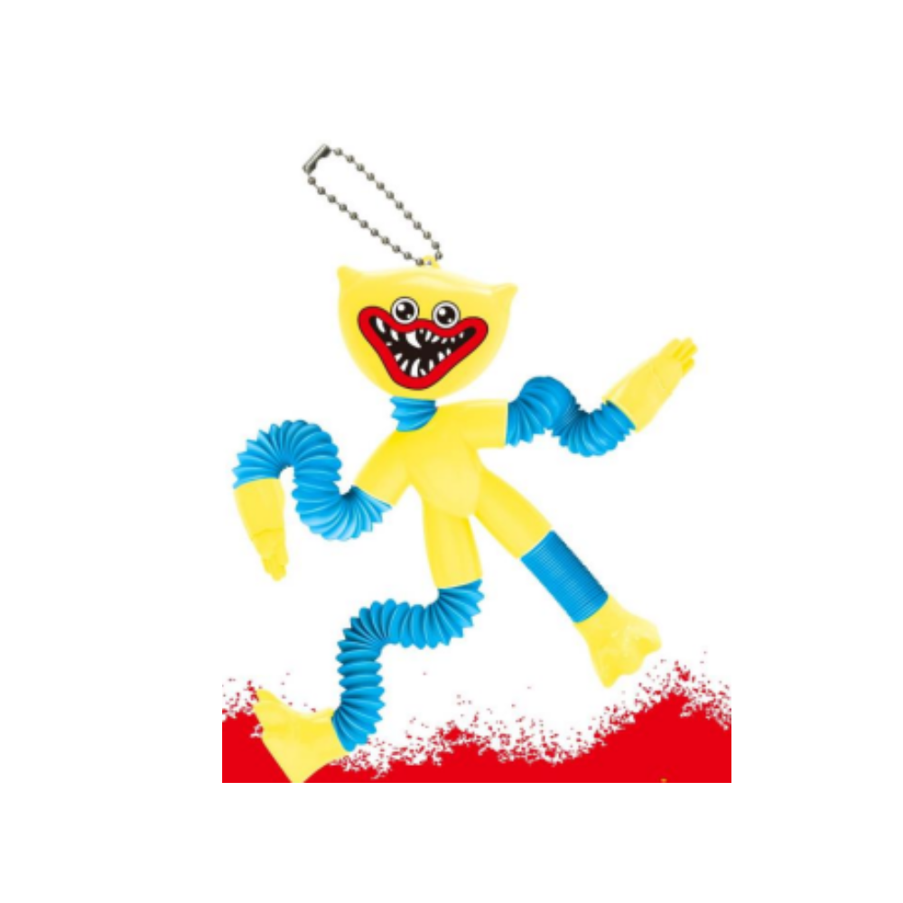 Stretchy Monster Keychain Toy -  yellow | SS-6123/5/7/9