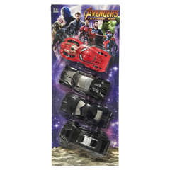 Avengers 4-Piece Pull Back Car Toy Set | 826-193