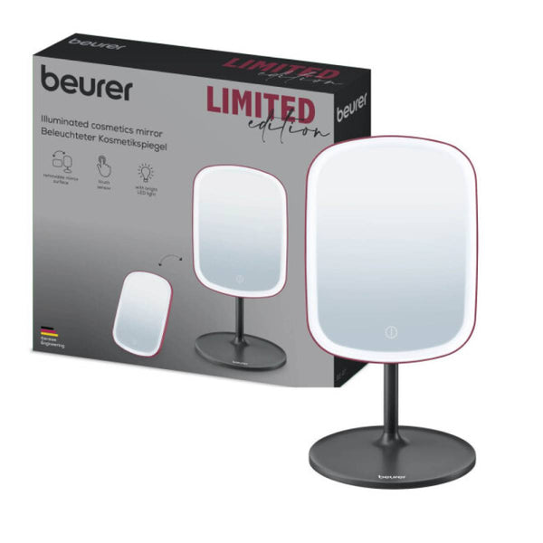 Beurer BS 47 Limited Edition Illuminated Cosmetics Mirror - Touch Sensor, Adjustable Lighting | BS 47 LE