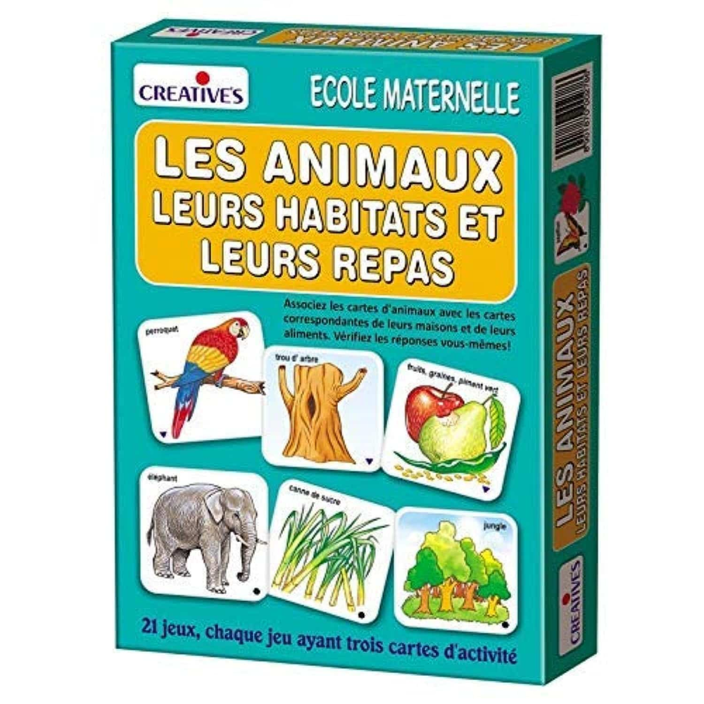 Creatives Les Animaux Leurs Habitats Et Leurs Repas | 0952