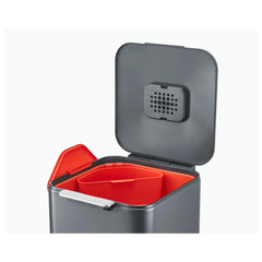 Joseph Joseph Totem Compact 40L Waste & Recycling Bin - Graphite | 30065