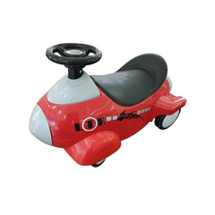 Kids Ride-On Airplane Toy with Steering Wheel – Red | ZY-1688R