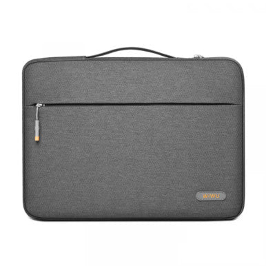 WiWU Pilot Water Resistant High-Capacity Laptop Sleeve Case 13.3" - Grey | PWRHCLSC13.3G