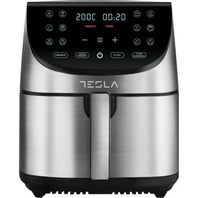 Tesla Air fryer 7L, 1700W,12 Programs ,Black Inox | AF701BX