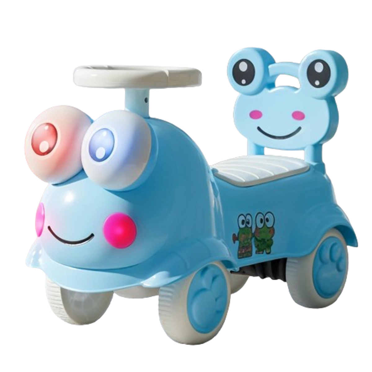 Kids Cartoon Ride-On Car – Blue | ALCC1588B