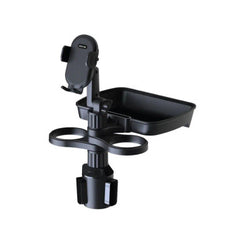 Green Lion CUP Holder + Food Tray Multi Functional | GNMLFNCTRAYBK