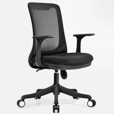 Valencia Mid-Back Chair, Black Mesh | DZY-B513 (235)