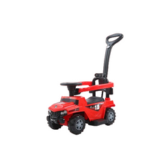 Kids Ride-On Jeep with Push Handle & Safety Backrest – Red | THL-9602T