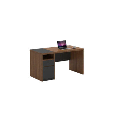 Valencia Office Table, Brown + Dark Grey - 1400*700*760mm | M217-1A-M (1400)