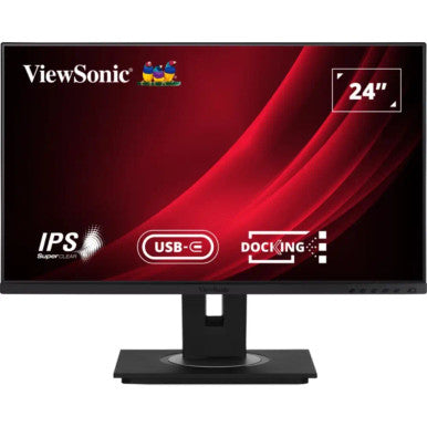 ViewSonic VG2456 24â³ Docking Monitor Featuring USB Type-C and Ethernet | VG2456