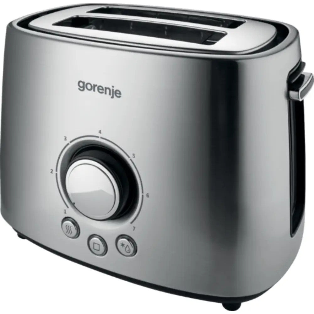 Gorenje Toaster 2 Slices 1000W Stainless Steel | T1000E