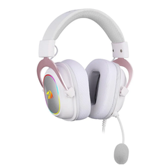 Redragon Zeus X RGB Gaming Headset, White with Rose | H510WR-RGB