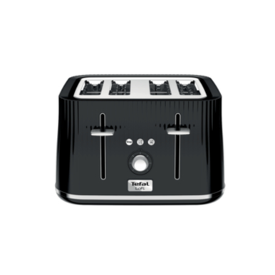 Tefal 1700 W Loft Toaster 4 Slots, Black & SS | TT760840
