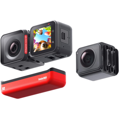 Insta360 ONE RS Twin Edition – Waterproof 4K 60fps Action Camera & 5.7K 360 Camera with Interchangeable Lenses, Stabilization, 48MP Photo, Active HDR, AI Editing