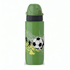 Tefal Drink2go Light Steel - Decor soccer 0,6L Green | K3192212