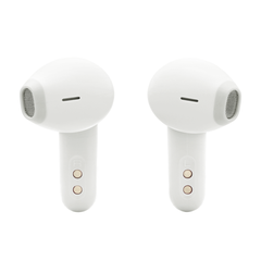 سماعات أذن JBL Wave Flex 2 (أبيض) – WFLEX2WHT لاسلكية حقيقية مع مشغلات 12 مم، بطارية 40 ساعة، مقاومة للماء بمعيار IP54 وتقنية بلوتوث 5.3
