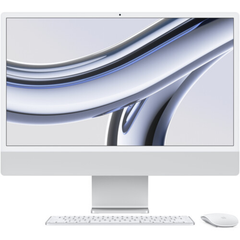 Apple 24" iMac Desktop -  M3 8-Core CPU - RAM 16GB - SSD 512GB - 10-Core GPU - Silver | Z19D0001T